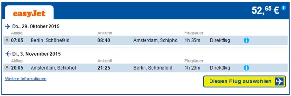 CheapTickets Berlin-Amsterdam