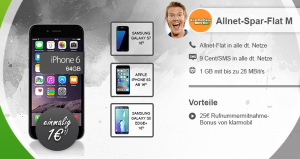 Klarmobil Allnet Spar Flat M