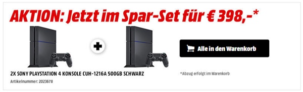Playstation 4 2er Pack Media Markt