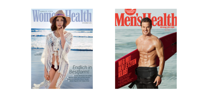 Womens Health oder Mens Health Gratis