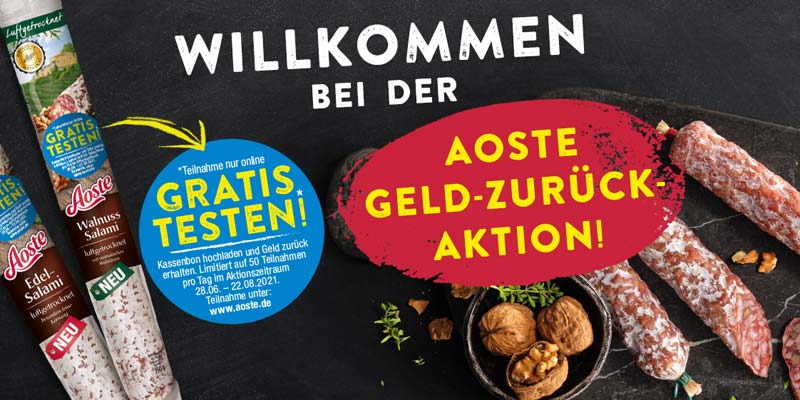 Aoste Wurst gratis testen