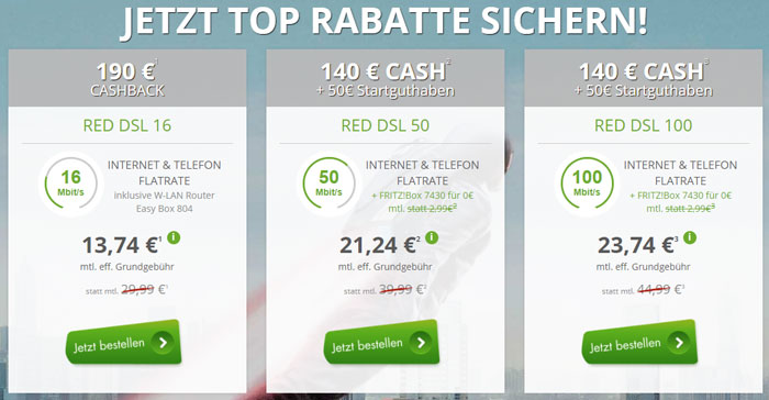 Vodafone DSL Cashback