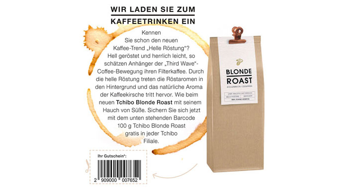 Tchibo Blonde Roast Kaffee