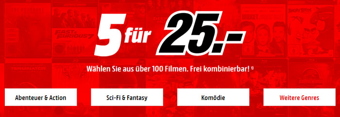 Media Markt Blu-Ray Aktion