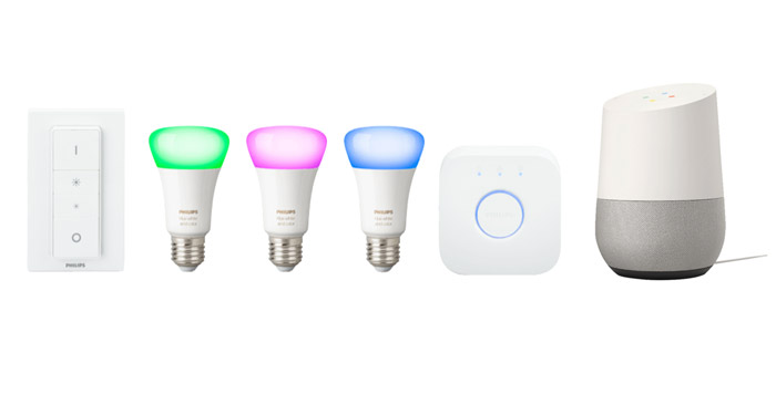 Philips Hue White & Color + Google Home