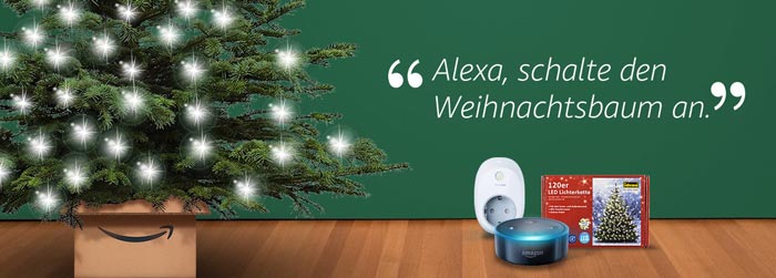 Alexa, schalte den Weihnachtsbaum ein