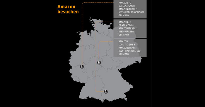 Übersicht Amazon Lager