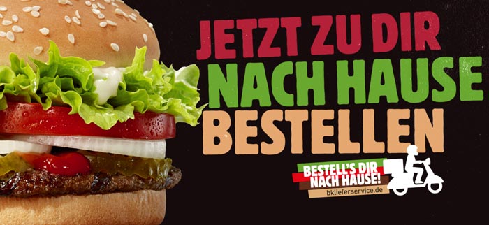 Burger King Lieferservice Gutschein
