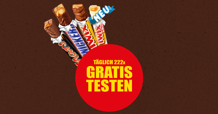 Mars, Snickers, Twix Sticks