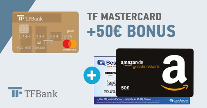 TFBank Kreditkarte Amazon Gutschein
