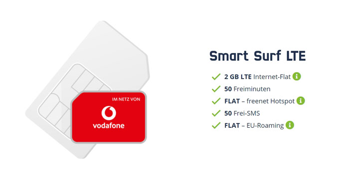 Vodafone Smart Surf LTE Tarif