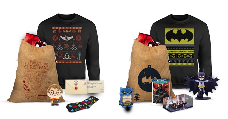 Weihnachtspullover Geschenkset für 34,48€ - Harry Potter, Disney, Star Wars & mehr