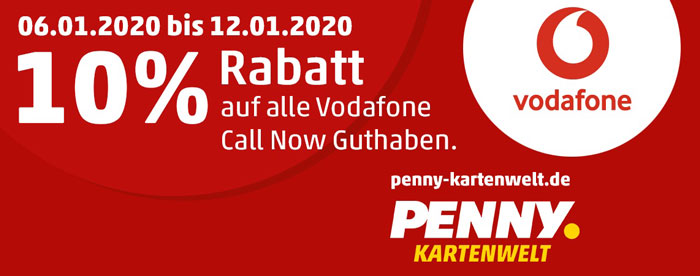 Vodafone CallNow Guthaben Rabatt