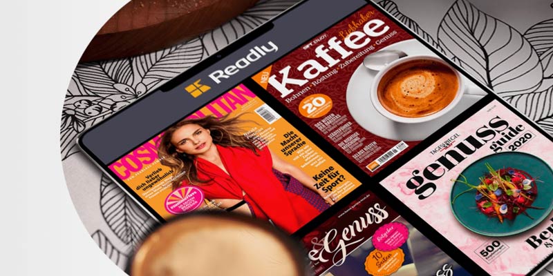 3 Monate Zeitschriften Flatrate von kostenlos Readly