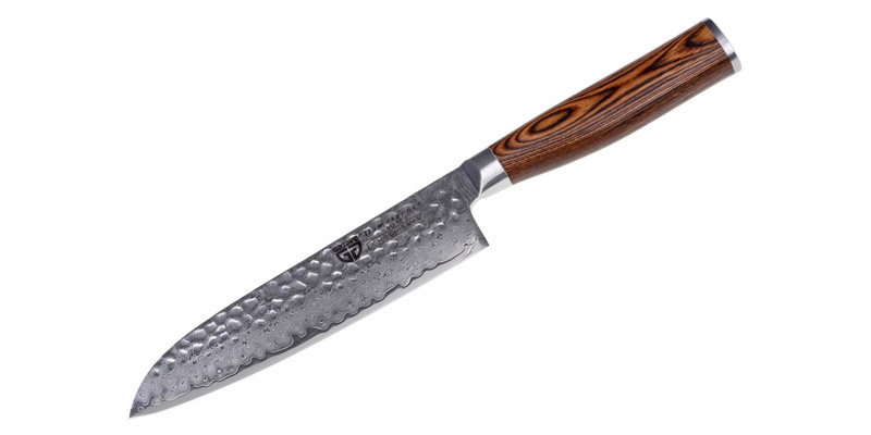 Gräwe Santoku-Damastmesser