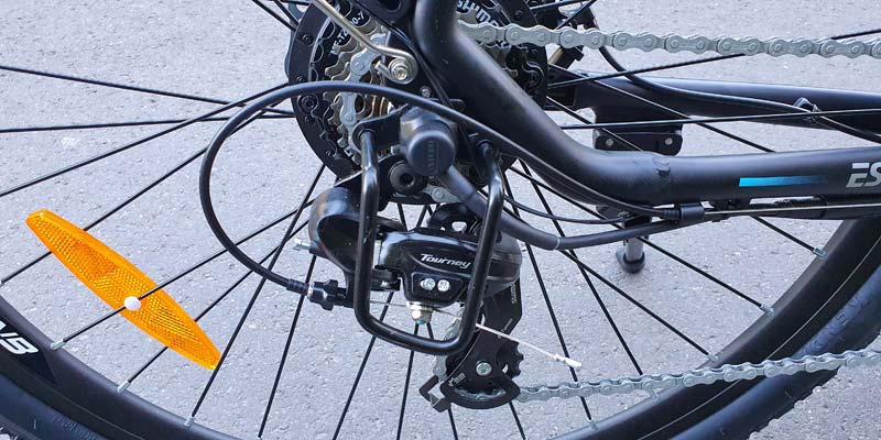 Gangschaltung einstellen 2 Schrauben Eskute Polluno E-Bike