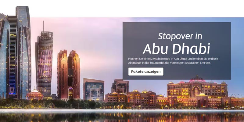 Abu Dhabi Stopover Programm