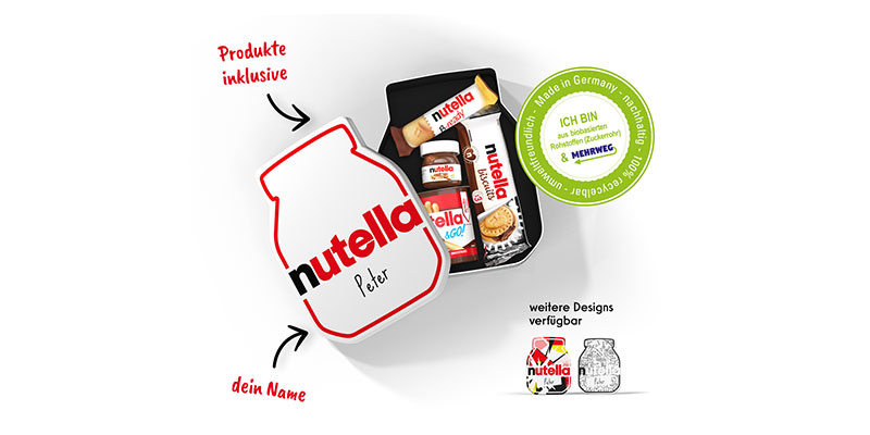 Kostenlose Nutella Snackbox