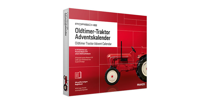 Franzis Porsche Oldtimer-Traktor Adventskalender