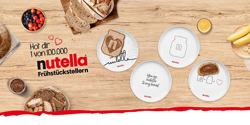 Gratis Frühstücksteller Nutella