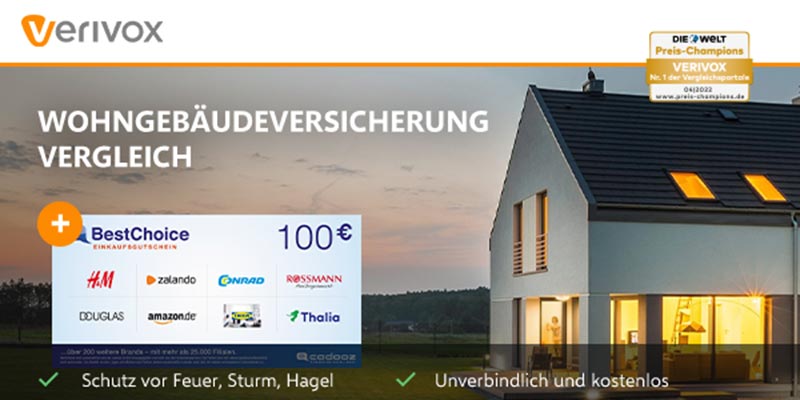 Verivox Wohngebäudeversicherung Vergleich