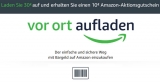 30€ Amazon Gutschein vor Ort aufladen + 10€ Gutschein geschenkt