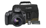 Canon EOS 1300D + 18-55MM DC Objektiv + Kameratasche + Speicherkarte für 277€