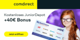 Kostenloses Comdirect Junior Depot + 40€ Amazon Gutschein als Prämie