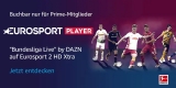 Eurosport Player Jahresabo (z.B. Fußball Bundesliga) für 0,01€ für Prime Kunden