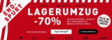 Intersport Lagerumzug + 70% Gutschein auf Sale-Ware