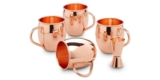 4x Echtwerk Moscow Mule Becher (glatt oder hammerschlag) + 6cl Messbecher für 14,99€ + 4,95€ Versand