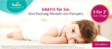 Pampers Aktion: 3 für 2 Pampers Windeln bei Windeln.de