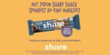 Share Cashback Aktion: Share Riegel Schoko Meersalz, Vanille, Cranberry, Kokos, etc. kostenlos testen