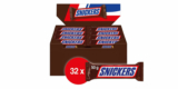 32x Snickers Schokoriegel (1,6 Kilogramm) für 13,77€ bei Amazon