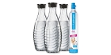 SodaStream Reservepack mit CO2-Zylinder und 3x Glaskaraffen für 36,89€