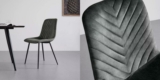 Stuhl Mona mit Samtbezug in olivgrün für 40,95€ inkl. Versand