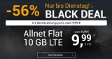 winSIM Black Deal – 10 GB LTE + Allnet-Flat & SMS-Flat für 9,99€/Monat